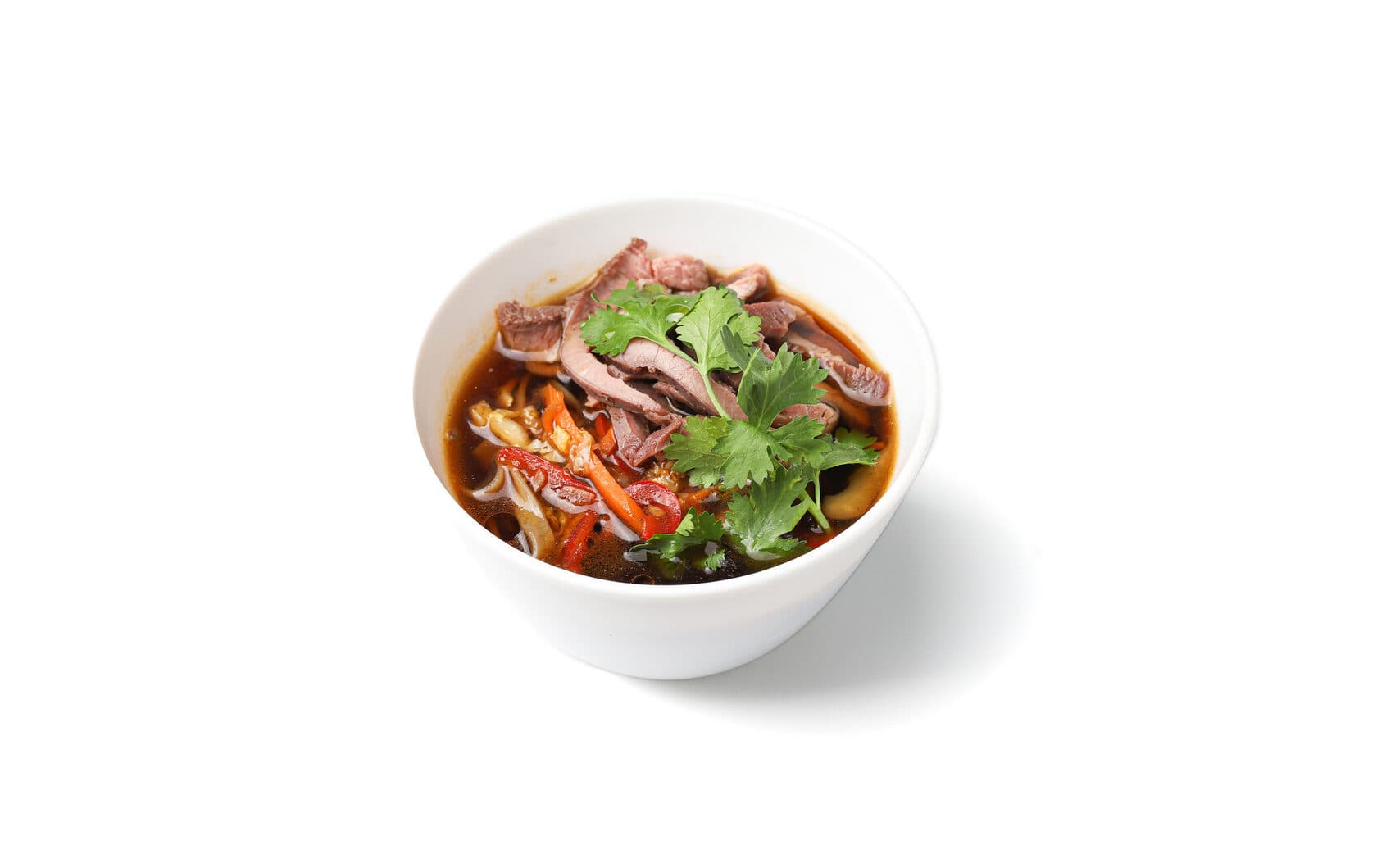 Суп Wok с говядиной